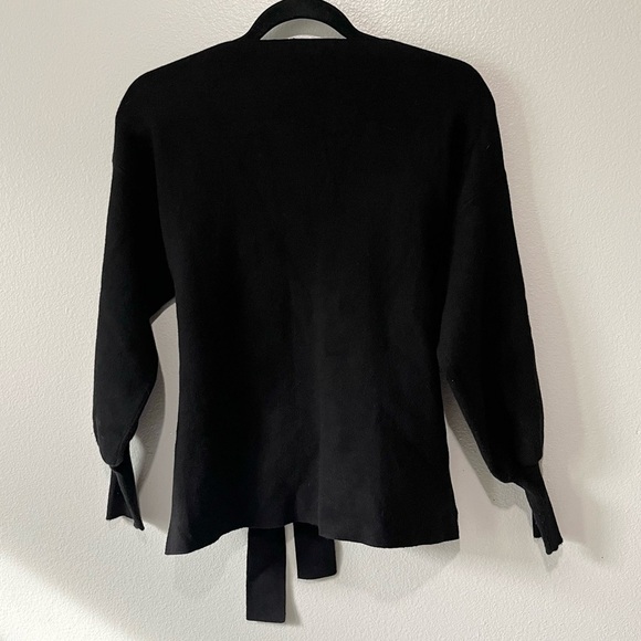 MAGASCHONI- Black Soft Knit Sweater Size XS - Picture 2 of 4